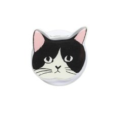 画像6: 【松尾ミユキ / Matsuo Miyuki】Phone grip　スマホグリップ　「Pepper」｜スマホリング携帯電話アクセサリー・スマホスタンド｜落下防止・片手操作・安定化・手ブレ軽減・指楽負担軽減｜ねこ猫ネコcat (6)