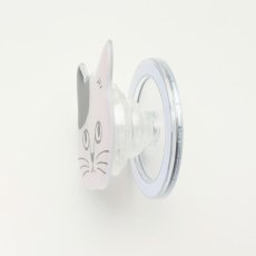 画像3: 【松尾ミユキ / Matsuo Miyuki】Phone grip スマホグリップ 「Noisettes」｜スマホリング携帯電話アクセサリー・スマホスタンド｜落下防止・片手操作・安定化・手ブレ軽減・指楽負担軽減｜ねこ猫ネコcat (3)