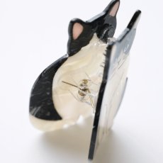 画像8: 【松尾ミユキ / Matsuo Miyuki】Cat Hair Clip Pumpkin｜キャットヘアクリップ バンスクリップ ｜4種類から選べる  Pumpkin / Noisettes / Pepper / Chloe｜ねこ猫ネコ (8)