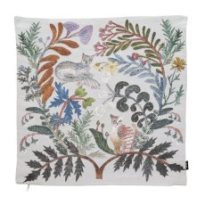 画像2: 【松尾ミユキ / Matsuo Miyuki】Cushion cover 「Two cats」｜クッションカバー｜ねこ猫ネコcat (2)