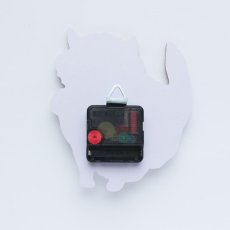 画像3: 【松尾ミユキ / Matsuo Miyuki】Diecut clock Milo｜ダイカット掛け時計 Milo｜猫ねこネコcat (3)