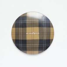 画像8: 【松尾ミユキ / Matsuo Miyuki】＼４枚セット／ Glass plate 12cm｜4枚セット ガラスプレート【 12cm  】チェック 丸皿（小12cm）｜Ruru / Stripe / Hacu / Tabby｜ねこ猫ネコcat (8)