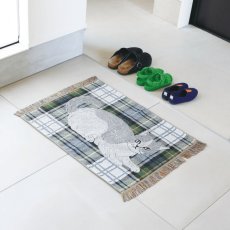 画像6: 【松尾ミユキ / Matsuo Miyuki】Mini Tapestry rug Ruru｜ミニタペストリーラグ｜4種類から選べる Ruru / Stripe / Hacu / Tabby｜ねこ猫ネコcat (6)