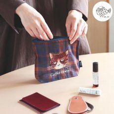 画像1: 【松尾ミユキ / Matsuo Miyuki】Sheer Pouch｜シアーポーチ｜5種類から選べる♪ Stella / Maron / Leo / Momo / Chad｜猫ねこネコキャットcat (1)