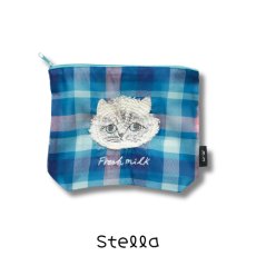 画像5: 【松尾ミユキ / Matsuo Miyuki】Sheer Pouch｜シアーポーチ｜5種類から選べる♪ Stella / Maron / Leo / Momo / Chad｜猫ねこネコキャットcat (5)