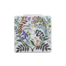 画像3: 【松尾ミユキ / Matsuo Miyuki】Square mirror Two cats｜四角型コンパクトミラー・携帯用手鏡｜ねこ猫ネコcat (3)