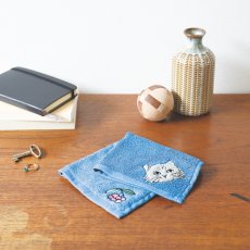 画像1: 【松尾ミユキ / Matsuo Miyuki】バンブー ハンド タオル Bamboo Hand towel｜選べる４種類♪ Chloe/Pepper/Noisettes/Pumpkin｜猫ねこネコcat (1)