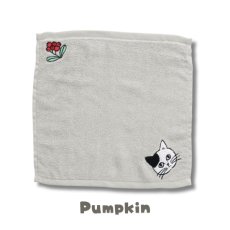 画像5: 【松尾ミユキ / Matsuo Miyuki】バンブー ハンド タオル Bamboo Hand towel｜選べる４種類♪ Chloe/Pepper/Noisettes/Pumpkin｜猫ねこネコcat (5)