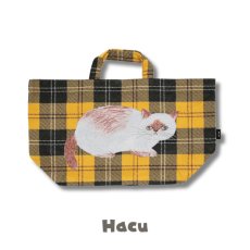 画像2: 【松尾ミユキ / Matsuo Miyuki】Matsuo Miyuki Boat and Tote Ruru｜ ボート アンド トートバッグ｜４種類から選べる♪  Ruru/Stripe/Hacu/Tabby｜猫ネコcat (2)