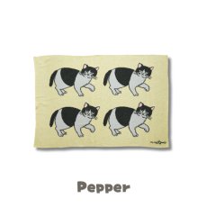 画像5: 【松尾ミユキ / Matsuo Miyuki】フェザー ヤーン ブランケット Chloe Feather yarn Blanket｜選べる４種類♪ Chloe/Pepper/Noisettes/Pumpkin｜猫ねこネコcat (5)