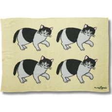 画像4: 【松尾ミユキ / Matsuo Miyuki】フェザー ヤーン ブランケット Chloe Feather yarn Blanket｜選べる４種類♪ Chloe/Pepper/Noisettes/Pumpkin｜猫ねこネコcat (4)