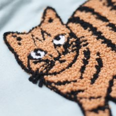 画像2: 【松尾ミユキ / Matsuo Miyuki】Fluffy Boat and Tote もこもこ猫刺繍 ボートアンドトートバッグ｜４種類から選べる Chloe/Pepper/Noisettes/Pumpkin｜ねこネコcat (2)