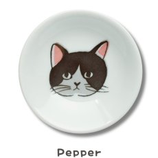 画像2: 【松尾ミユキ / Matsuo Miyuki】Plate S プレートＳ皿｜４種類から選べる Chloe/Pepper/Noisettes/Pumpkin｜ねこ猫ネコcat (2)