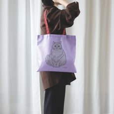 画像11: 【松尾ミユキ / Matsuo Miyuki】携帯用ねこバッグ　エコバッグ｜Pocketable cat bag｜｜選べる４種類♪ Chloe/Pepper/Noisettes/Pumpkin｜猫ねこネコcat (11)