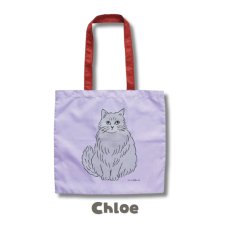 画像2: 【松尾ミユキ / Matsuo Miyuki】携帯用ねこバッグ　エコバッグ｜Pocketable cat bag｜｜選べる４種類♪ Chloe/Pepper/Noisettes/Pumpkin｜猫ねこネコcat (2)