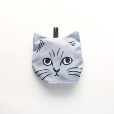画像3: 【松尾ミユキ / Matsuo Miyuki】携帯用ねこバッグ　エコバッグ｜Pocketable cat bag｜｜選べる４種類♪ Chloe/Pepper/Noisettes/Pumpkin｜猫ねこネコcat (3)
