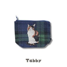 画像4: 【松尾ミユキ / Matsuo Miyuki】Matsuo Miyuki Pouch ポーチ｜４種類から選べる♪ Tabby/Hacu/Stripe/Ruru｜ 猫ネコcat (4)