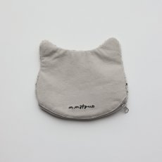 画像6: 【松尾ミユキ / Matsuo Miyuki】cat moco pouch もこもこネコ顔ポーチ｜4種類から選べる♪ Pepper / Pumpkin / Noisettes / Chloe｜ねこ猫ネコcat (6)