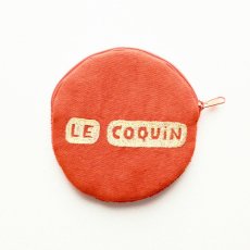画像3: ナタリー・レテ / Nathalie Lete｜Beads pouch　ラウンドビーズポーチ｜φ12cm インド製 総ビーズ刺繍｜4種類から選べる Maya / Gray cat / Blue eye / Black cat｜ねこ猫ネコキャットcat (3)
