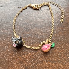 画像3: ナタリー・レテ / Nathalie Lete｜＼送料込み／Bracelet　ブレスレット　ブラックキャット｜Black cat｜ねこ猫ネコキャットcat (3)