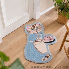 画像9: 【ナタリー・レテ / Nathalie Lete】Multi mat L｜マルチマット L｜ベッドお台所や玄関に！ビッグサイズ｜4種類から選べる  Tabby cat / Black cat / Blue eye / Maya｜ねこ猫ネコキャットcat (9)