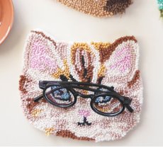 画像7: 【ナタリー・レテ / Nathalie Lete】＼４枚セット／Multi mat S｜マルチマット S｜テーブルウェアに！ミニサイズ｜4種セット Tabby cat / Black cat / Blue eye / Maya｜ねこ猫ネコキャットcat (7)