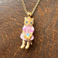 画像6: ナタリー・レテ / Nathalie Lete｜＼送料込み／Necklace　ネックレス　マヤードレス｜Maya-dress｜ねこ猫ネコキャットcat (6)