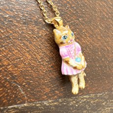 画像9: ナタリー・レテ / Nathalie Lete｜＼送料込み／Necklace　ネックレス　マヤードレス｜Maya-dress｜ねこ猫ネコキャットcat (9)