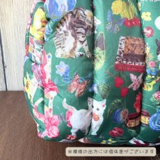 画像4: ナタリーレテ / Nathalie Lete｜Quilted Box Pouch Cats キルト ボックスポーチ キャッツ｜キルテッド キルティング ナタリー・レテ｜ 猫ねこネコキャットcat (4)