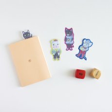 画像7: ナタリー・レテ / Nathalie Lete｜付箋3点セット Mini Sticky memo Black cat / Maya ＋ Sticky memo Maya｜猫柄ふせん ブックマーク・吹き出しデザイン｜ねこ猫ネコキャットcat (7)