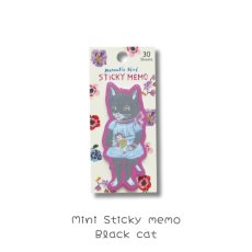 画像4: ナタリー・レテ / Nathalie Lete｜付箋3点セット Mini Sticky memo Black cat / Maya ＋ Sticky memo Maya｜猫柄ふせん ブックマーク・吹き出しデザイン｜ねこ猫ネコキャットcat (4)