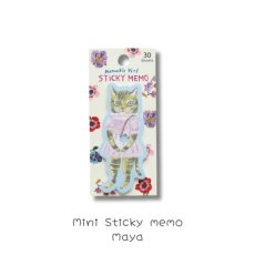 画像3: ナタリー・レテ / Nathalie Lete｜付箋3点セット Mini Sticky memo Black cat / Maya ＋ Sticky memo Maya｜猫柄ふせん ブックマーク・吹き出しデザイン｜ねこ猫ネコキャットcat (3)