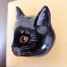 画像7: 【ナタリー・レテ / Nathalie Lete】Brooch Black cat｜黒猫 ブローチ ブラックキャット｜アクセサリー｜ねこネコ猫catキャット (7)
