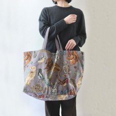 画像1: 【ナタリー・レテ / Nathalie Lete】Market bag Animal｜レジカゴ対応 マーケットバッグ Animal｜ 猫ネコcat (1)