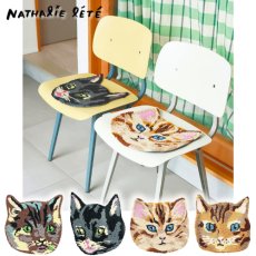 画像1: 【ナタリー・レテ / Nathalie Lete】Multi mat M｜マルチマット (M)｜4種類から選べる♪ Tabby cat / Black cat / Blue eye / Maya｜ 猫ねこネコキャットcat (1)