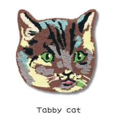 画像3: 【ナタリー・レテ / Nathalie Lete】＼４枚セット／Multi mat M｜マルチマット (M)｜Tabby cat / Black cat / Blue eye / Maya｜猫ねこネコキャットcat (3)