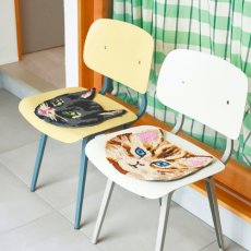 画像2: 【ナタリー・レテ / Nathalie Lete】＼４枚セット／Multi mat M｜マルチマット (M)｜Tabby cat / Black cat / Blue eye / Maya｜猫ねこネコキャットcat (2)