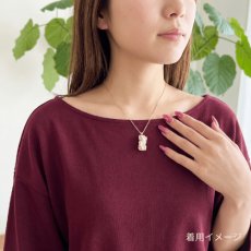 画像5: 【ナタリー・レテ / Nathalie Lete】Necklace Lucky cat｜真鍮ネックレス ラッキーキャット ホワイト(白)｜ブラスアクセサリー 猫ねこネコ (5)
