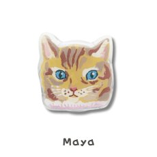 画像1: 【ナタリー・レテ / Nathalie Lete】Phone grip スマホグリップ 「Maya」｜スマホリング携帯電話アクセサリー・スマホスタンド｜落下防止・片手操作・安定化・手ブレ軽減・指楽負担軽減｜ねこ猫ネコcat (1)