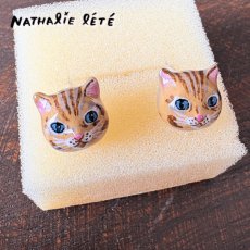 画像1: 【ナタリー・レテ / Nathalie Lete】Pierce Maya｜ピアス マヤ｜アクセサリー｜ねこネコ猫catキャット (1)