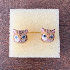 画像2: 【ナタリー・レテ / Nathalie Lete】Pierce Maya｜ピアス マヤ｜アクセサリー｜ねこネコ猫catキャット (2)