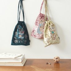 画像7: 【ナタリー・レテ / Nathalie Lete】Velour Drawstring pouch Tabby cat｜ベロア巾着ポーチ × ねこ刺繍｜4種類から選べる Tabby cat / Black cat / Blue eye / Maya｜猫ネコ (7)