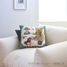 画像2: 【ナタリー・レテ / Nathalie Lete】Cushion cover Dance cats クッションカバー ダンスキャッツ｜猫ネコねこcat (2)