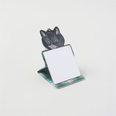画像2: 【Nathalie Lete】Key Chain mirror Cat51123｜キーチェーンミラー　キャット51123｜選べる4種類♪Maya/Gray cat/Blue eye/Black cat (2)