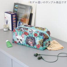 画像3: 【ナタリー・レテ / Nathalie Lete】Pouch Cats-YE ポーチ キャッツ-イエロー｜猫ネコねこcat (3)