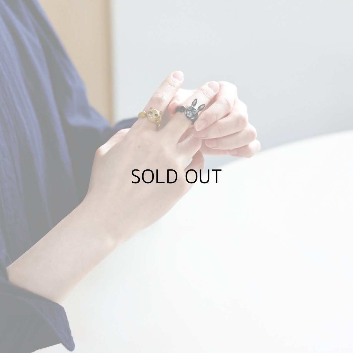 画像5: 【ナタリー・レテ / Nathalie Lete】Ring Black cat Size:13 指輪 リング ブラック キャット 13号 黒猫アクセサリー｜猫ネコcat (5)