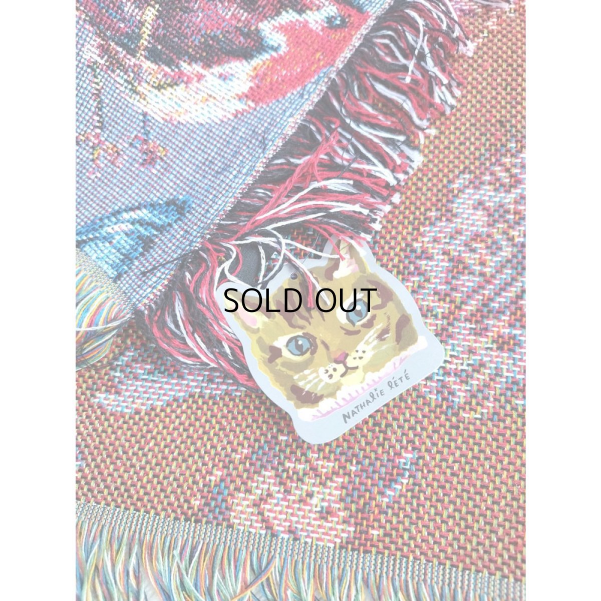 画像5: 【Nathalie Lete／ナタリー・レテ】Tapestry rug　タペストリーラグ｜猫と動物｜グレー (5)