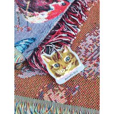 画像5: 【Nathalie Lete／ナタリー・レテ】Tapestry rug　タペストリーラグ｜猫と動物｜グレー (5)