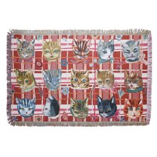画像2: 【ナタリー・レテ / Nathalie Lete】Tapestry Rug Cats｜タペストリーラグ ねこ｜猫ネコ (2)