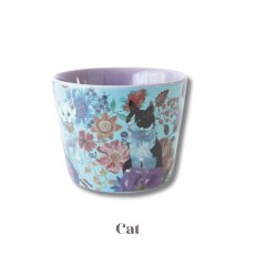 画像3: 【Nathalie Lete】 フリーカップ｜ナタリーレテ｜Jangle／Bambi／Cat／Bird｜猫　ネコ　cat｜ (3)